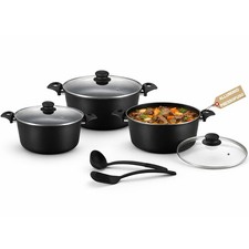 Set 3 Casseruole Milena Nero
