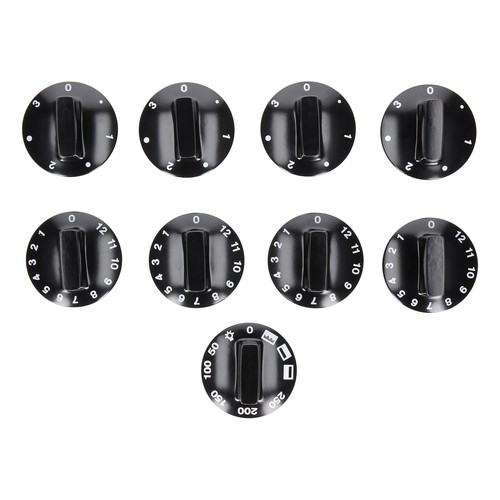 Set coperchi pezzi nero - set,
